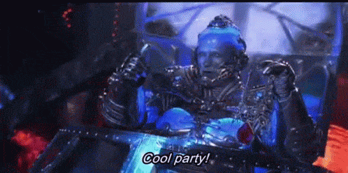 mr freeze saying cool party