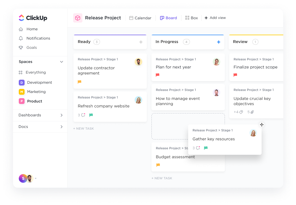 ClickUp is an all-in-one project management solution